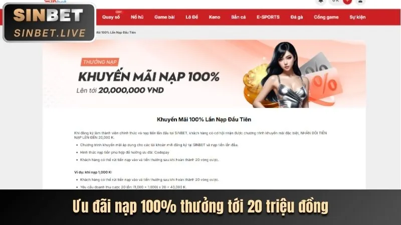 Ưu đãi chào mừng người chơi mới acb8 nhà cái